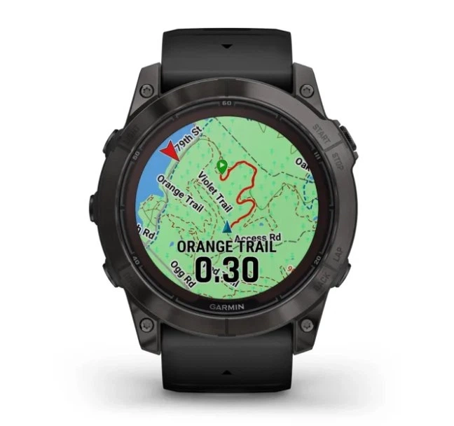 Смарт-годинник GARMIN Fenix 7X Pro Sapphire Solar Carbon G. DLC Tit. with Black Band (010-02778-10/11) - Фото 8 Смарт-годинник GARMIN Fenix 7X Pro Sapphire Solar Carbon G. DLC Tit. with Black Band (010-02778-10/11) - изображение 8
