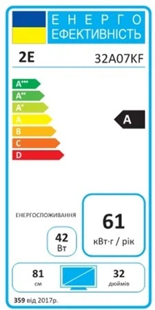 Телевізор 2E 32" 2E-32A07KF - изображение 2