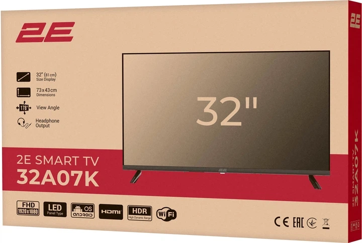 Телевізор 2E 2E-32A07KW - изображение 2