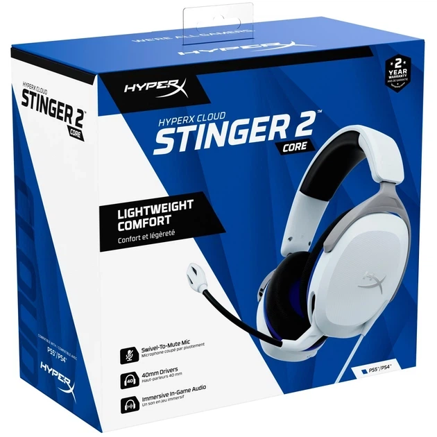 Навушники HyperX Cloud Stinger 2 Core PS (75X29AA) - Фото 2 Навушники HyperX Cloud Stinger 2 Core PS (75X29AA) - изображение 2
