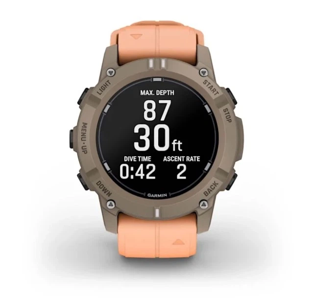 Смарт-годинник GARMIN Descent G2 Paloma with Shell Pink Band (010-02986-01) - зображення 7