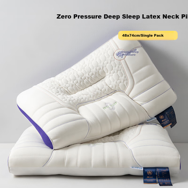 Подушка Yalu Zero Pressure латексная для шеи с эффектом памяти - изображение 7