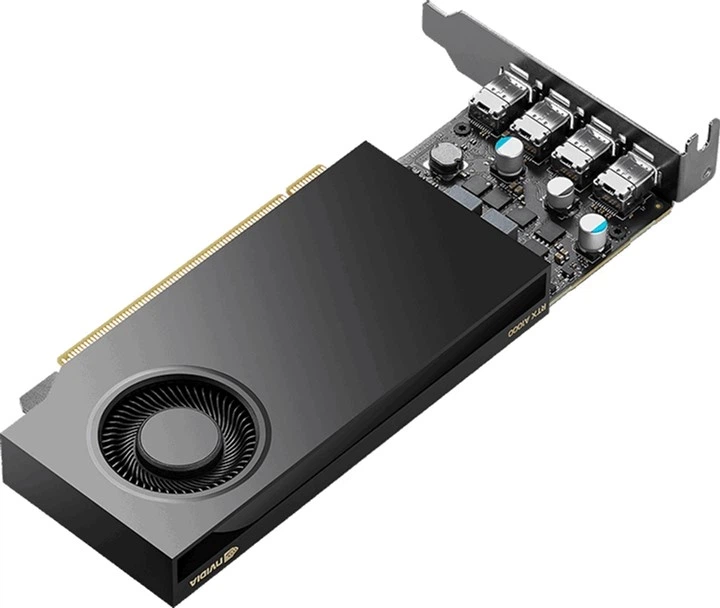 Відеокарта PNY PCI-Ex NVIDIA Quadro RTX A1000 8GB GDDR6 (128bit) (1462/12000) (4 x miniDisplayPort) (VCNRTXA1000-SB) - зображення 6