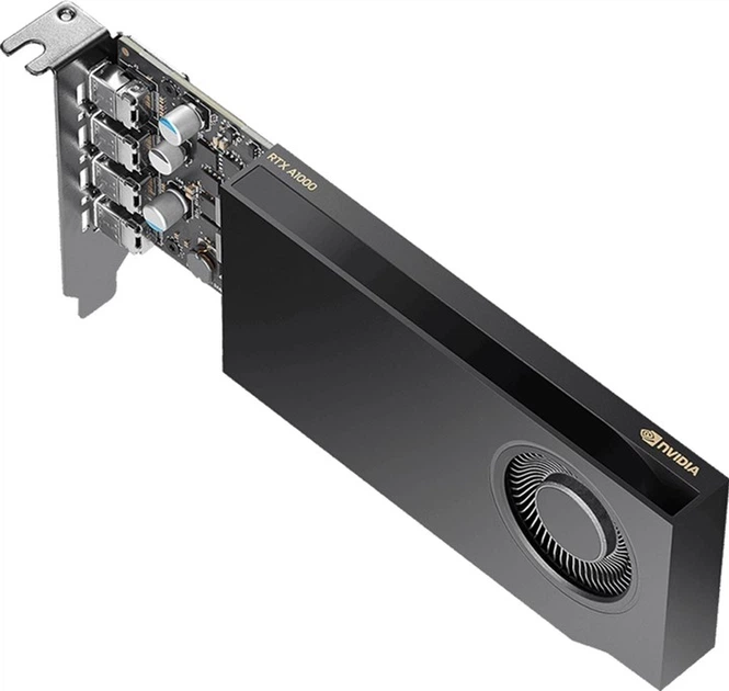 Відеокарта PNY PCI-Ex NVIDIA Quadro RTX A1000 8GB GDDR6 (128bit) (1462/12000) (4 x miniDisplayPort) (VCNRTXA1000-SB) - зображення 7