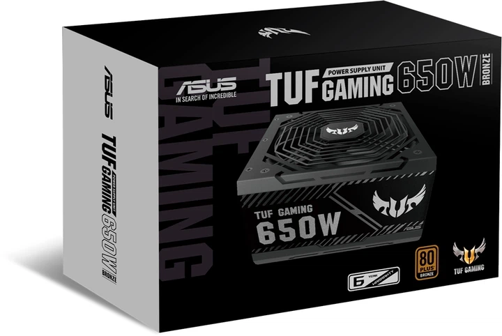 Блок живлення Asus TUF Gaming 650 W 80+ Bronze (90YE00D1-B0NA00) - зображення 5