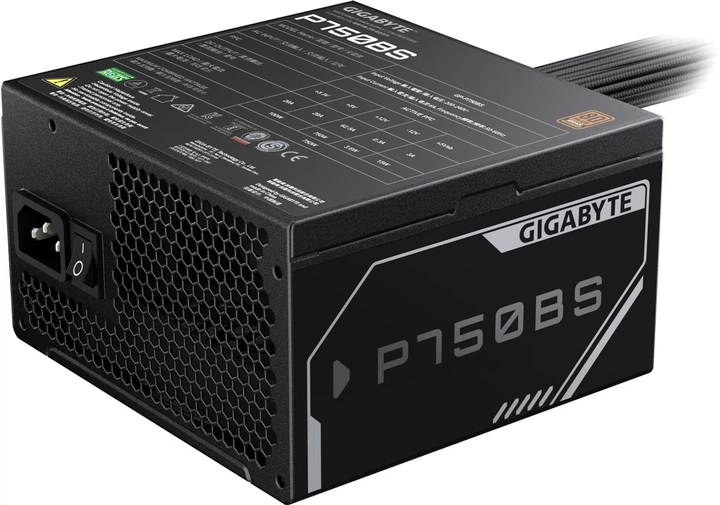 Блок живлення Gigabyte P750BS 750W 80+ Bronze (GP-P750BS) - изображение 3