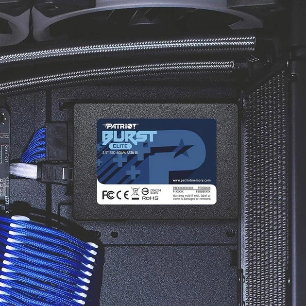Накопичувач SSD 240GB Patriot Burst Elite 2.5" SATAIII TLC (PBE240GS25SSDR) - зображення 6