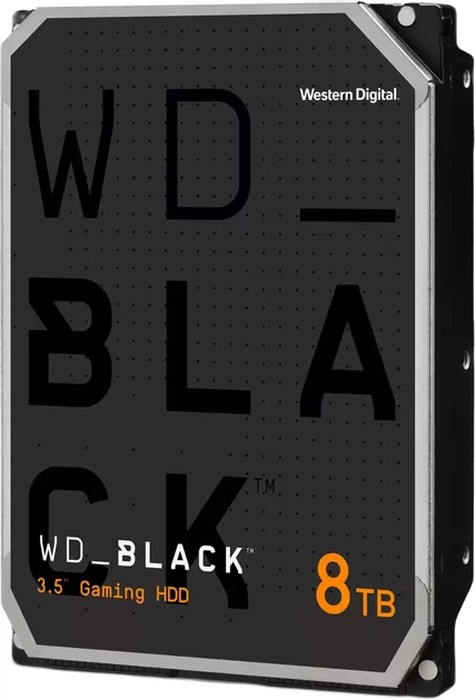 Жорсткий диск Western Digital WD_BLACK 8TB 7200RPM 256MB 3.5" SATA III (WD8001FZBX) - изображение 2