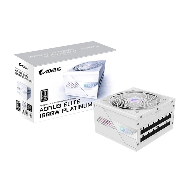 Блок живлення GIGABYTE 1000W (GP-AE1000PM PG5 ICE) - зображення 2