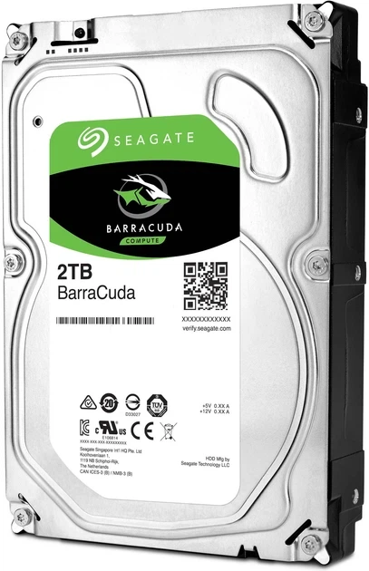 Жорсткий диск Seagate BarraCuda HDD 2TB 7200rpm 256MB ST2000DM008 3.5 SATA III - Фото 3 Жорсткий диск Seagate BarraCuda HDD 2TB 7200rpm 256MB ST2000DM008 3.5 SATA III - изображение 3
