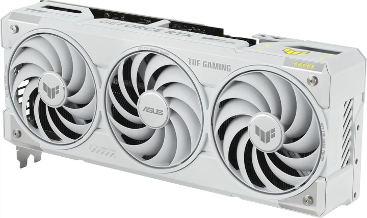 Відеокарта ASUS PCI-Ex GeForce RTX 5070 Ti TUF Gaming White OC Edition 16GB GDDR7 (256bit) (2610/28000) (2 x HDMI, 3 x DisplayPort) (TUF-RTX5070TI-O16G-WHITE-GAMING) - изображение 6