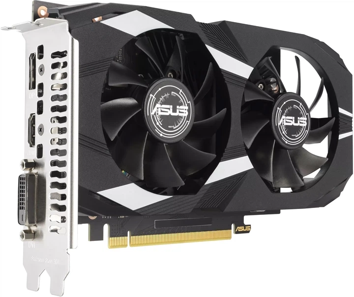 Відеокарта ASUS PCI-Ex GeForce RTX 3050 Dual OC Edition 6GB GDDR6 (96bit) (14000) (HDMI, DisplayPort, DVI-D) (DUAL-RTX3050-O6G) - Фото 5 Відеокарта ASUS PCI-Ex GeForce RTX 3050 Dual OC Edition 6GB GDDR6 (96bit) (14000) (HDMI, DisplayPort, DVI-D) (DUAL-RTX3050-O6G) - изображение 5