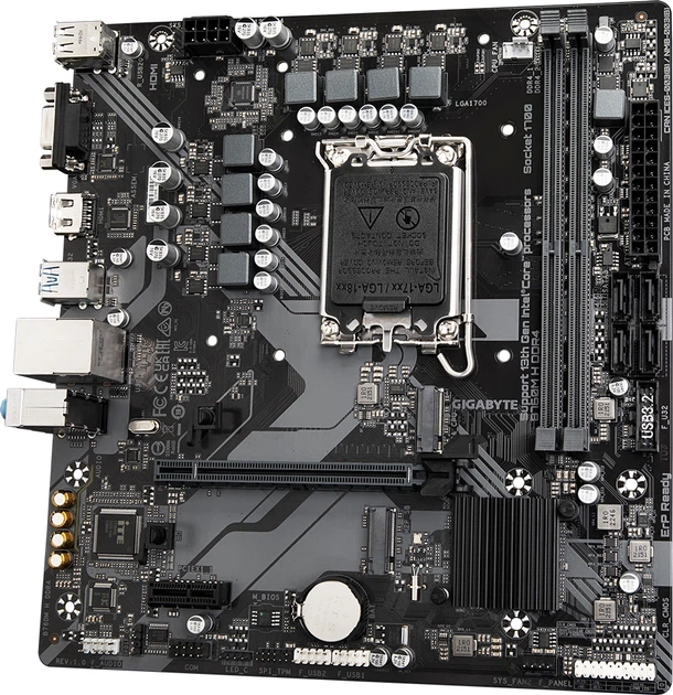 Материнська плата Gigabyte B760M H DDR4 (s1700, Intel B760, PCI-Ex16) - изображение 3