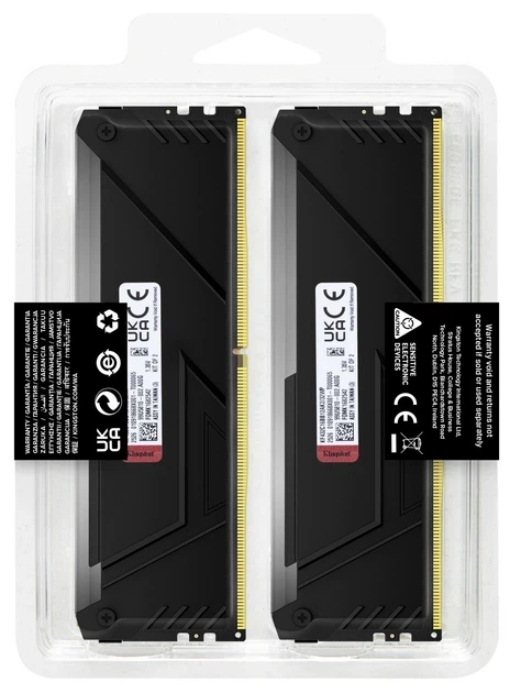 Оперативна пам'ять Kingston Fury Beast RGB DDR4-3200 32768MB PC4-25600 (Kit of 2x16384) Black (KF432C16BB12AK2/32WP) - изображение 7