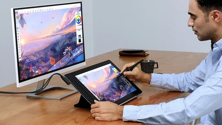 Графічний монітор Huion Kamvas Pro 16 2.5K (GT1602) - Фото 3 Графічний монітор Huion Kamvas Pro 16 2.5K (GT1602) - зображення 3