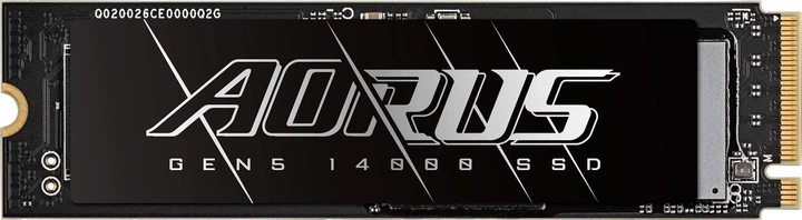 SSD диск Gigabyte Aorus Gen5 14000 2TB M.2 NVMe 2.0 PCIe 5.0 x4 3D NAND (TLC) (AG514K2TB) - Фото 1 SSD диск Gigabyte Aorus Gen5 14000 2TB M.2 NVMe 2.0 PCIe 5.0 x4 3D NAND (TLC) (AG514K2TB) - изображение 1