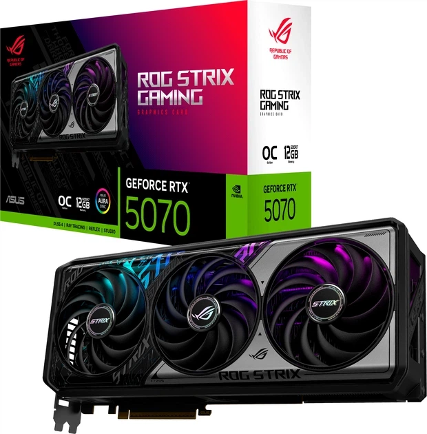 Відеокарта ASUS PCI-Ex GeForce RTX 5070 ROG Strix OC Edition 12GB GDDR7 (192bit) (2685/28000) (2 x HDMI, 3 x DisplayPort) (ROG-STRIX-RTX5070-O12G-GAMING) - изображение 12