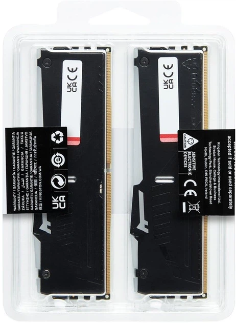 Оперативна памʼять Kingston FURY DDR5-5600 65536MB PC5-44800 (Kit of 2x32768) Beast RGB Black (KF556C40BBAK2-64) - изображение 8