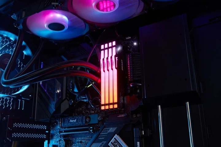 Оперативна памʼять Kingston FURY DDR5-5600 65536MB PC5-44800 (Kit of 2x32768) Beast RGB Black (KF556C40BBAK2-64) - изображение 9