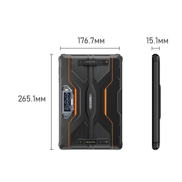 Планшет Oukitel RT8 12Gb/256Gb 20000 mAh протиударний захищений Pad на 2 sim - изображение 2