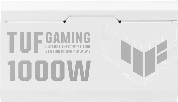 Блок живлення ASUS TUF Gaming 1000 Вт Gold White Edition (90YE00S5-B0NA00) - зображення 6