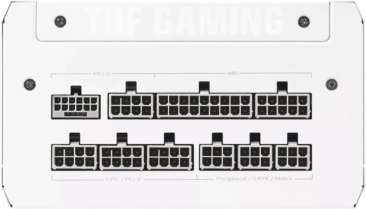Блок живлення ASUS TUF Gaming 1000 Вт Gold White Edition (90YE00S5-B0NA00) - зображення 12