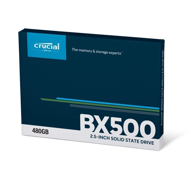 SSD накопичувач 480GB Crucial BX500 (CT480BX500SSD1) - изображение 2