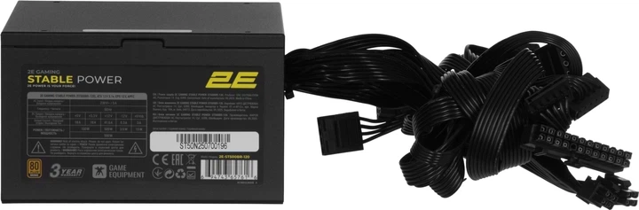 Блок живлення 2E Gaming Stable Power ATX3.1 500 Вт (2E-ST500BR-120) - изображение 7