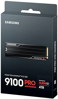 SSD диск Samsung 9100 PRO with Heatsink 4TB M.2 PCIe 5.0 x4 NVMe 2.0 V-NAND TLC (MZ-VAP4T0CW) - изображение 11