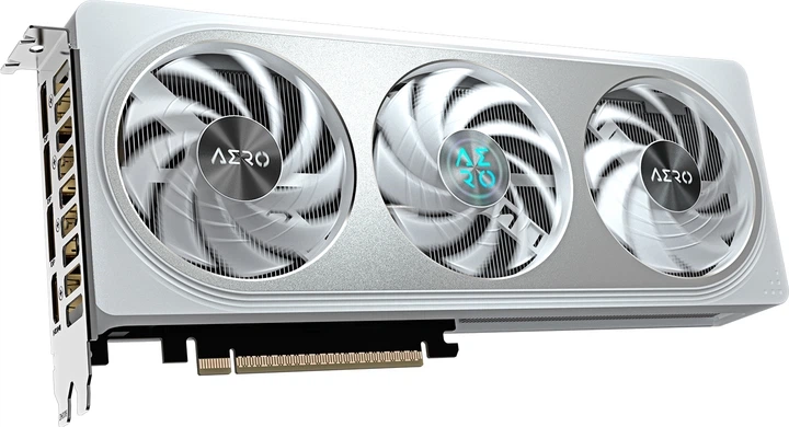 Відеокарта Gigabyte PCI-Ex GeForce RTX 5060 AERO OC 8G 8GB GDDR7 (128bit) (2595/28000) (HDMI, 3 x DisplayPort) (GV-N5060AERO OC-8GD) - Фото 4 Відеокарта Gigabyte PCI-Ex GeForce RTX 5060 AERO OC 8G 8GB GDDR7 (128bit) (2595/28000) (HDMI, 3 x DisplayPort) (GV-N5060AERO OC-8GD) - изображение 4