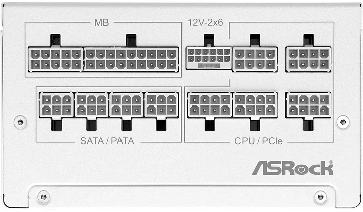 Блок живлення Asrock SteelLegend White SL-1000GW - зображення 5