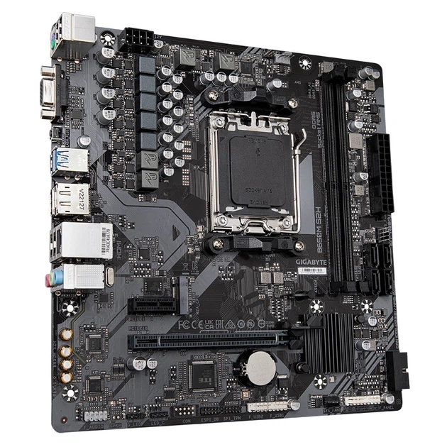 Материнська плата Gigabyte B650M S2H Socket AM5 - Фото 4 Материнська плата Gigabyte B650M S2H Socket AM5 - изображение 4