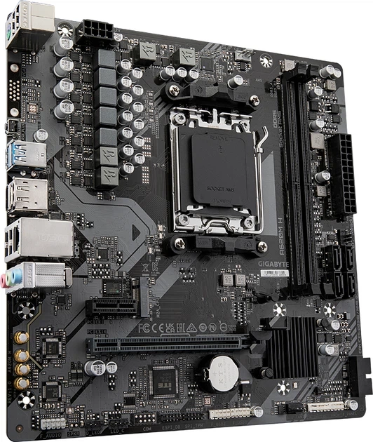 Материнська плата Gigabyte A620M H (sAM5, AMD A620, PCI-Ex16) - зображення 3