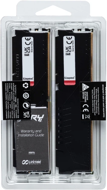 Оперативна пам'ять Kingston Fury Beast DDR5-6000 16384MB PC5-48000 (Kit of 2x8192) Black (KF560C30BBEK2-16) - изображение 6