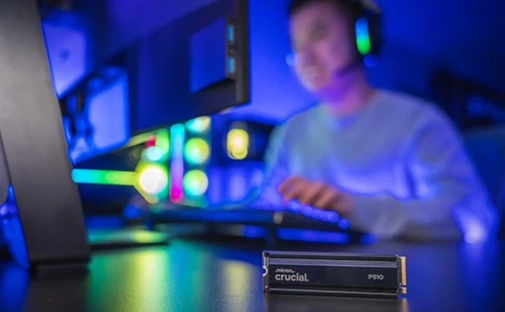 SSD накопичувач Crucial P510 2 TB (CT2000P510SSD8), PCIe Gen5 NVMe, (up to 10000/8700 MB/s) - Фото 9 SSD накопичувач Crucial P510 2 TB (CT2000P510SSD8), PCIe Gen5 NVMe, (up to 10000/8700 MB/s) - изображение 9