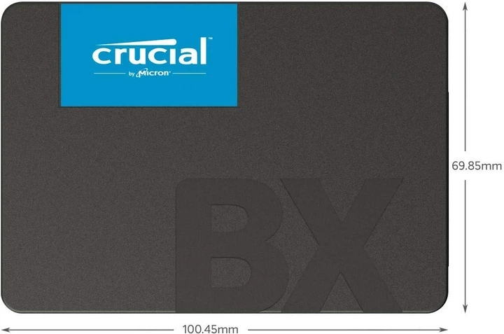 SSD диск Crucial BX500 2TB 2.5" SATAIII 3D NAND TLC (CT2000BX500SSD1) - зображення 2