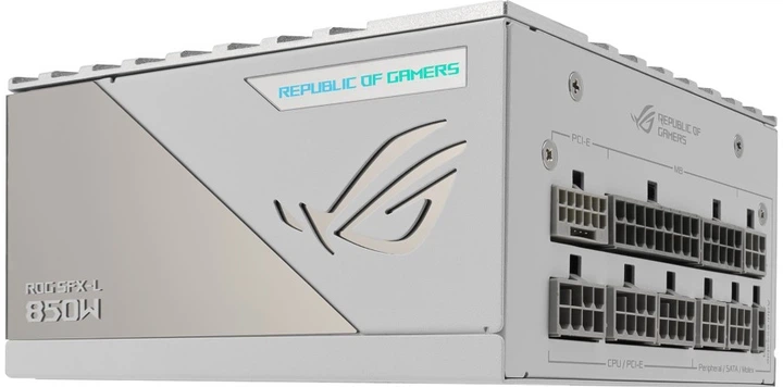 Блок живлення ASUS ROG Loki SFX-L 850W ATX 3.0 Platinum White 80 PLUS Platinum (90YE00N2-B0NA00) - зображення 8
