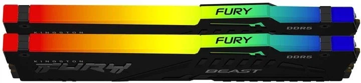 Модуль пам'яті Kingston Fury DDR5 64GB (2x32) 6000MHz Beast RGB (KF560C36BBEAK2-64) - изображение 3