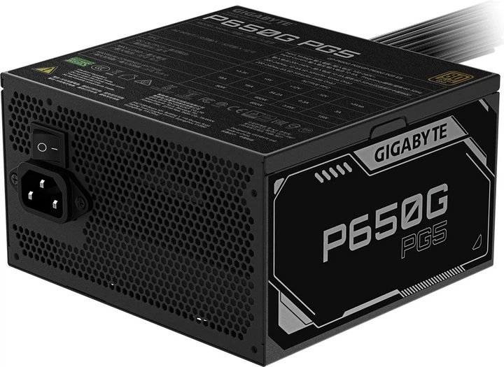 Блок живлення Gigabyte P650G PCIE 5.1 650W (GP-P650G PG5) - зображення 5