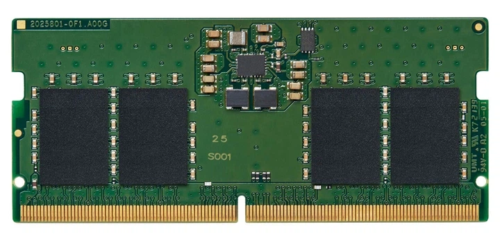 Оперативна пам'ять Kingston SODIMM DDR5-5600 1Rx16 8192MB PC5-44800 ValueRAM (KVR56S46BS6-8) - Фото 1 Оперативна пам'ять Kingston SODIMM DDR5-5600 1Rx16 8192MB PC5-44800 ValueRAM (KVR56S46BS6-8) - изображение 1