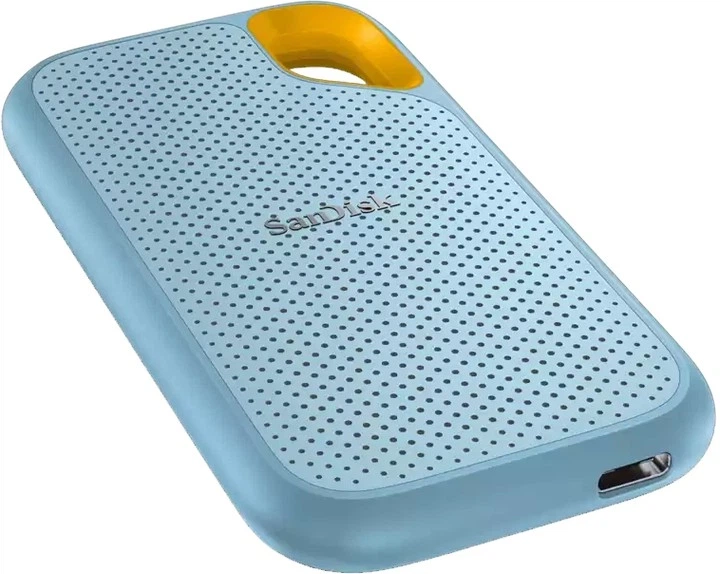 Зовнішній SSD накопичувач 4 TB SanDisk Extreme Portable V2 Sky Blue (SDSSDE61-4T00-G25B) - изображение 2