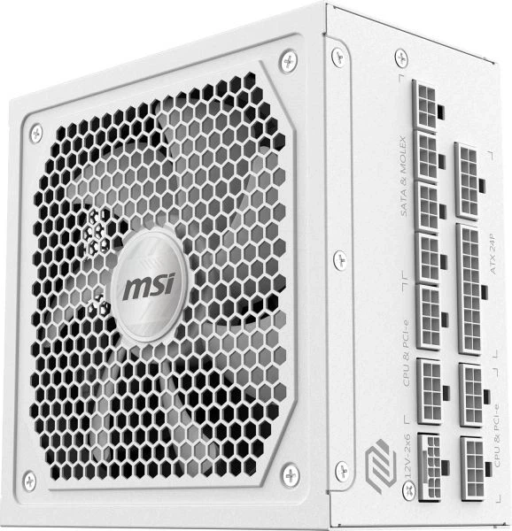 Блок живлення msi mag a1000gl pcie5 White 1000w - зображення 4