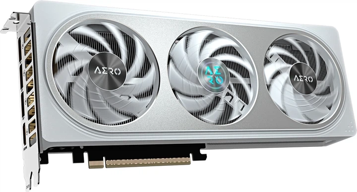 Відеокарта Gigabyte PCI-Ex GeForce RTX 5060 Ti AERO OC 16G 16GB GDDR7 (128bit) (2647/28000) (HDMI, 3 x DisplayPort) (GV-N506TAERO OC-16GD) - изображение 3