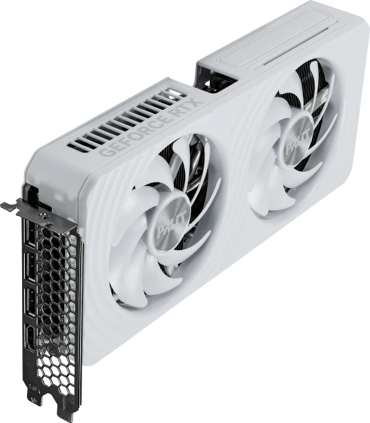 Відеокарта Palit PCI-Ex nVidia GeForce RTX 5060 Ti White OC 16G GDDR7 (128bit) (2407/2602 МГц) (HDMI 2.1b, 3 x DisplayPort 2.b) (NE7506TU19T1-GB2061M) - Фото 3 Відеокарта Palit PCI-Ex nVidia GeForce RTX 5060 Ti White OC 16G GDDR7 (128bit) (2407/2602 МГц) (HDMI 2.1b, 3 x DisplayPort 2.b) (NE7506TU19T1-GB2061M) - изображение 3