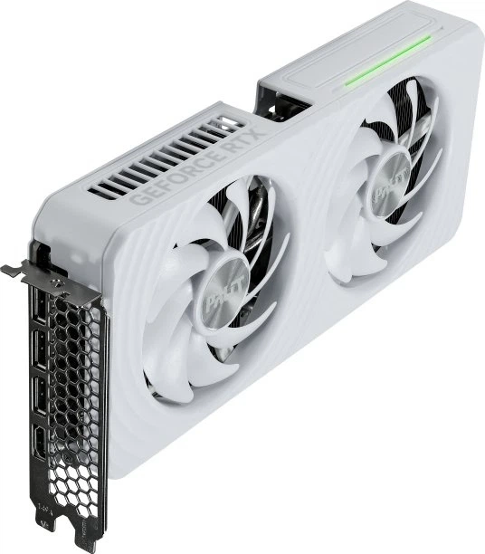 Відеокарта Palit PCI-Ex GeForce RTX 5060 White OC 8GB GDDR7 (128bit) (2527/28000) (HDMI, 3 x DisplayPort) (NE75060U19P1-GB2063M) - изображение 4