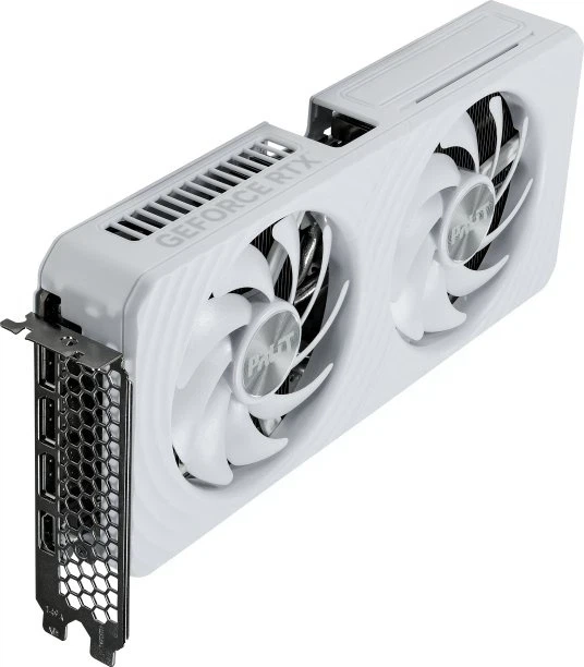 Відеокарта Palit PCI-Ex GeForce RTX 5060 White OC 8GB GDDR7 (128bit) (2527/28000) (HDMI, 3 x DisplayPort) (NE75060U19P1-GB2063M) - изображение 5