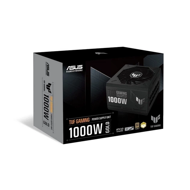 Блок живлення Asus TUF-GAMING-1000G PCIE5 1000W Gold (90YE00S1-B0NA00) - Фото 2 Блок живлення Asus TUF-GAMING-1000G PCIE5 1000W Gold (90YE00S1-B0NA00) - зображення 2