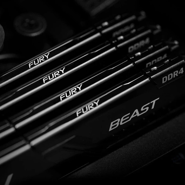 Оперативна пам'ять Kingston Fury Beast DDR4-3200 32768MB PC4-25600 (Kit of 2x16384) Black (KF432C16BB1K2/32WP) - зображення 2