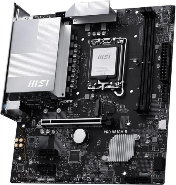 Материнська плата MSI PRO H810M-B - Фото 4 Материнська плата MSI PRO H810M-B - зображення 4