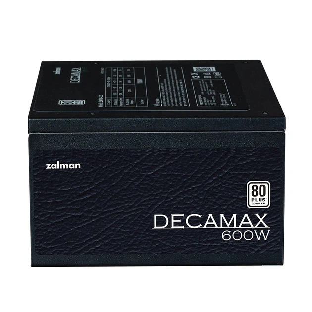 Блок живлення Zalman Decamax (600W) 85%, 80 Plus, 120мм, 1xMB 24pin(20+4), 1xCPU 8pin(4+4), 3xMolex, 6xSATA, 2xPCIe 8pin(6+2) (ZM600-LX3) - Фото 6 Блок живлення Zalman Decamax (600W) 85%, 80 Plus, 120мм, 1xMB 24pin(20+4), 1xCPU 8pin(4+4), 3xMolex, 6xSATA, 2xPCIe 8pin(6+2) (ZM600-LX3) - изображение 6